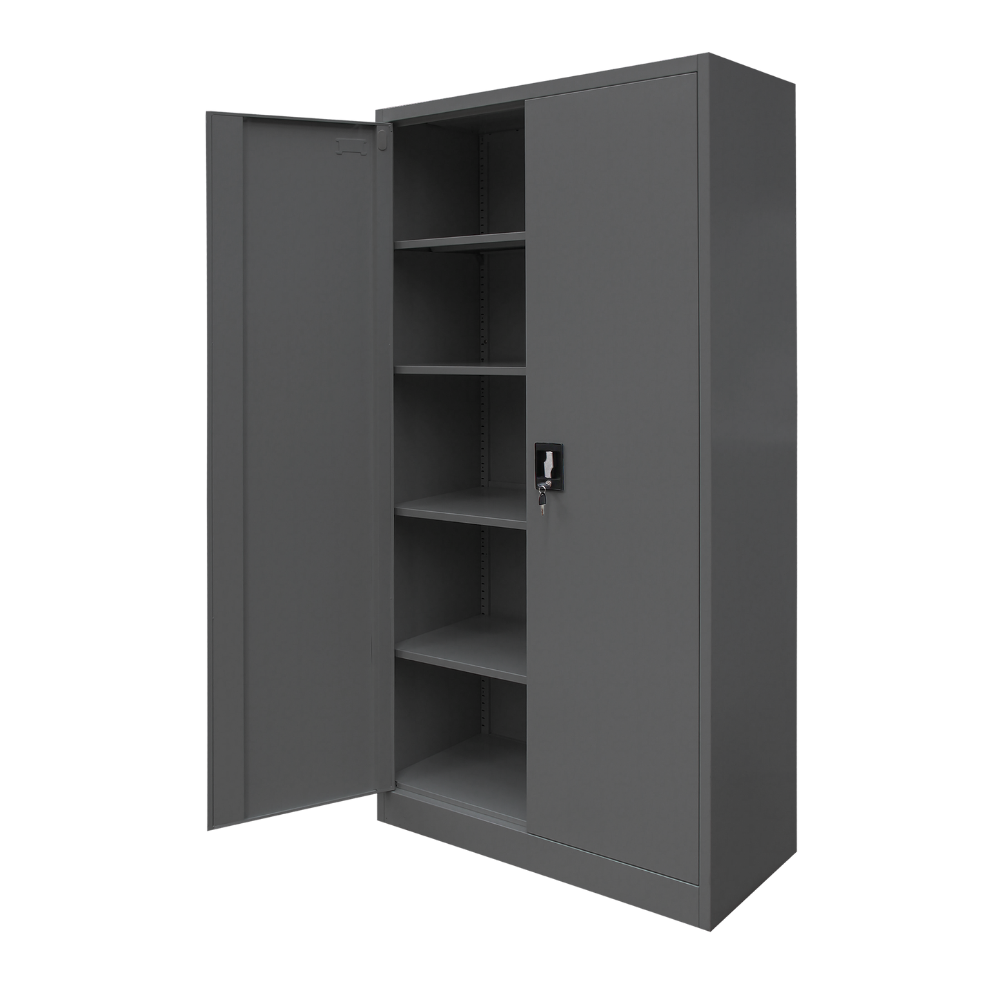 Stahlschrank XL Anthrazit 1950 x 900 x 450 cm