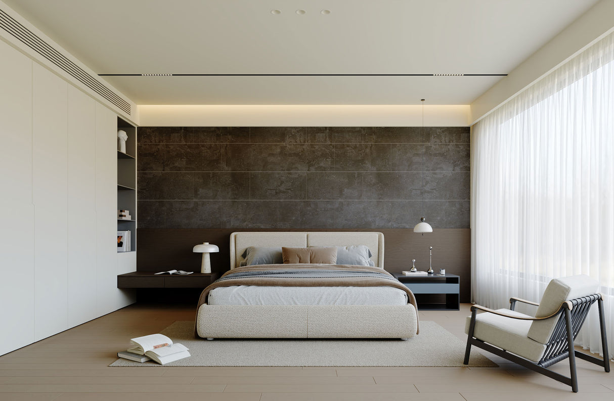 SPC-Wandverkleidung Dunkelbraun 800x400mm