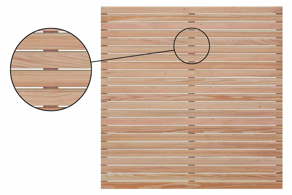 Sichtschutzzaun Lärche 180x180cm