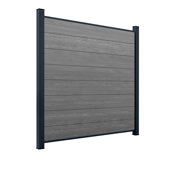 ModuLine Zaun-Komplettset ENZO, WPC Basalt