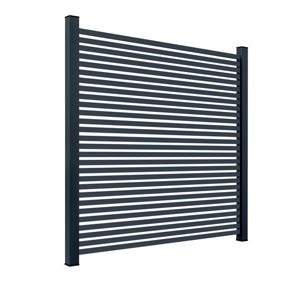 ModuLine Aluzaun MARIO Rechteck schmal, Anthrazit