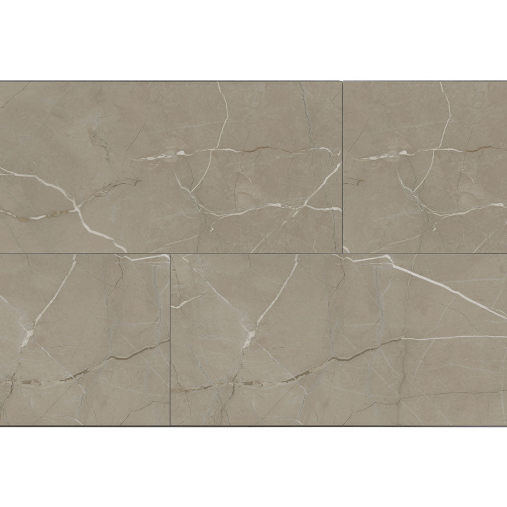 SPC-Wandverkleidung Marmor Braun 800x400mm