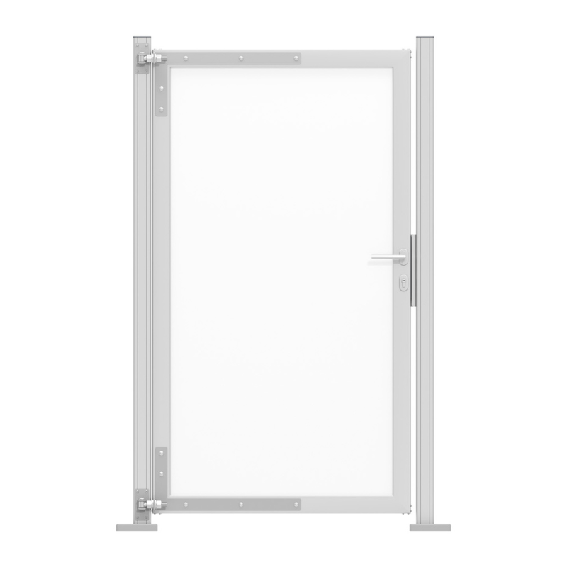 Alu-Torrahmen inkl. Befestigungen für WPC- und ALU Sichtschutzzaun