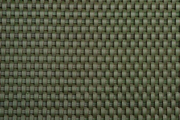 Zaun-Sichtschutz aus Rattan Grün