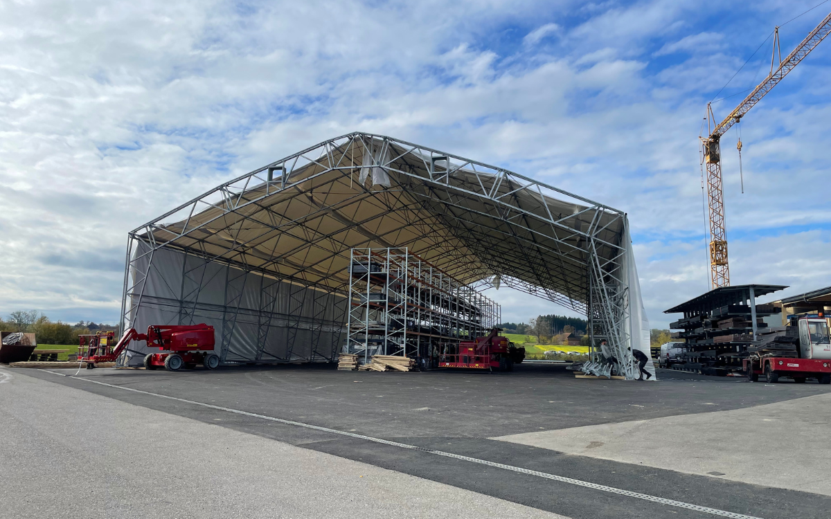 Erweiterung der Lagerfläche von mehr als 3.000qm