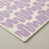 In- & Outdoor-Teppich Wavy Lilac waschbar