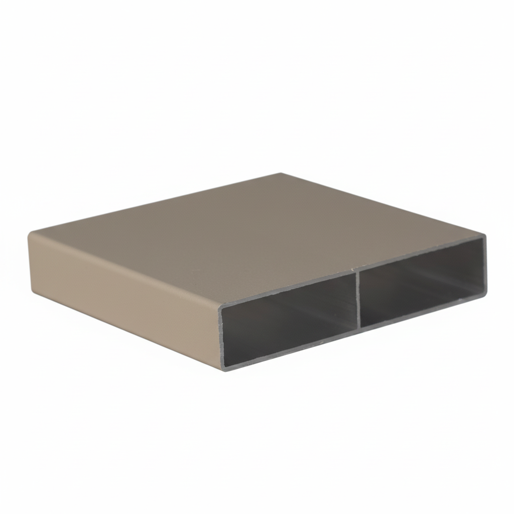 Muster ModuLine Aluzaun MARIO Rechteck breit, Seidengrau