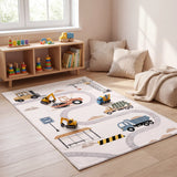 Kinderteppich Engineering Vehicle waschbar
