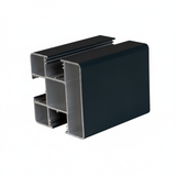 Muster ALU-Sichtschutzzaun Pfosten Anthrazit