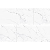 SPC-Wandverkleidung Marmor Weiß 800x400mm