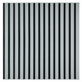 Akustikpaneel Premium Salbei – Filz Schwarz 244 × 60 cm