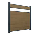 WPC Sichtschutzzaun ENZO Muskat - Style Anthrazit