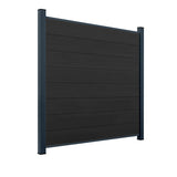 WPC Sichtschutzzaun ENZO Nero - Standard Anthrazit