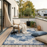 In- & Outdoor-Teppich Vintage Indigo waschbar