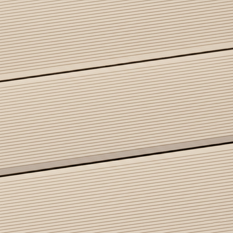WPC Terrassendiele Massiv ECO Creme