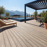 WPC Terrassendiele Hohlkammer Basic Seide