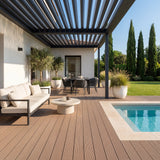 WPC Terrassendiele Hohlkammer Basic Teak
