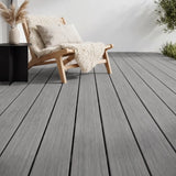 WPC Terrassendiele Massiv Antik Basalt