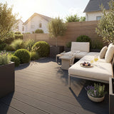 WPC Terrassendiele Massiv ECO Anthrazit
