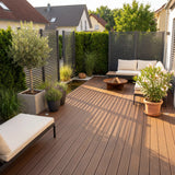 WPC Terrassendiele Massiv ECO Diamantnuss