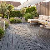 WPC Terrassendiele Massiv Terra Platin