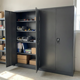 3er Set Stahlschrank XL Anthrazit 1950 x 900 x 450 cm