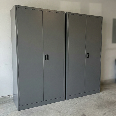 3er Set Stahlschrank XL Anthrazit 1950 x 900 x 450 cm